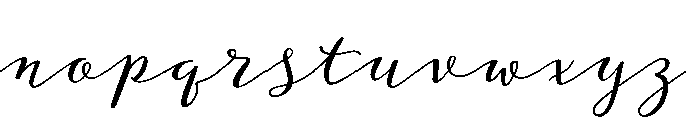 Storyteller Script Regular Casual Font LOWERCASE