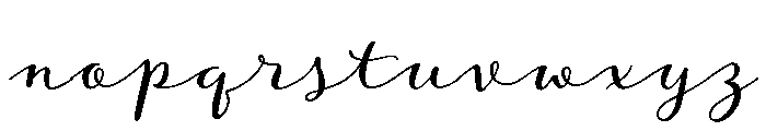 Storyteller Script Regular Font LOWERCASE