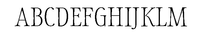 Storyteller Serif Light Font UPPERCASE
