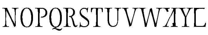 Storyteller Serif Regular Font UPPERCASE