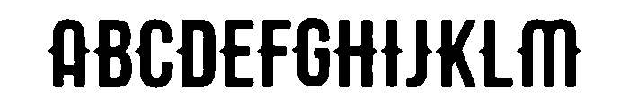 Stout Regular Font UPPERCASE