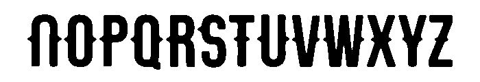 Stout Regular Font UPPERCASE