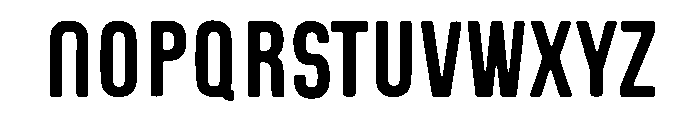 Stout Regular Font LOWERCASE