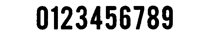 Stout Rough Font OTHER CHARS