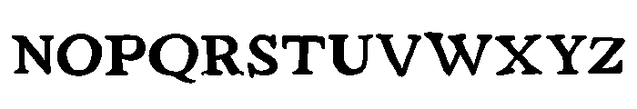 Strange Times Bold Font UPPERCASE