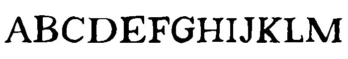 Strange Times Regular Font UPPERCASE