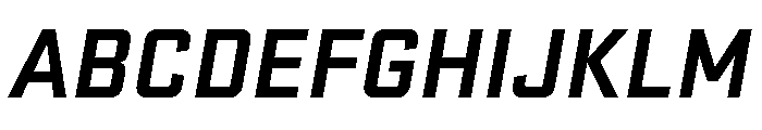 Stratum 1 Bold Italic Font UPPERCASE