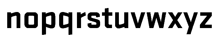 Stratum 1 Bold Font LOWERCASE
