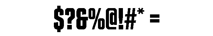 Stratum 1 Condensed Black Font OTHER CHARS