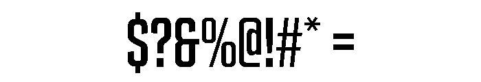 Stratum 1 Condensed Medium Font OTHER CHARS