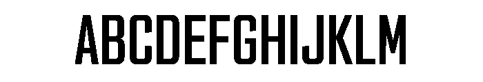 Stratum 1 Condensed Medium Font UPPERCASE