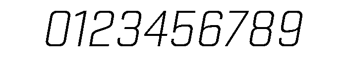 Stratum 1 Light Italic Font OTHER CHARS