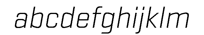 Stratum 1 Light Italic FONT
