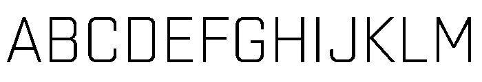 Stratum 1 Light Font UPPERCASE