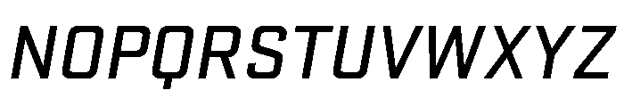 Stratum 1 Medium Italic Font UPPERCASE