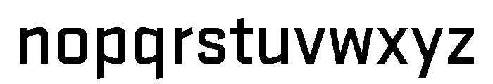 Stratum 1 Medium Font LOWERCASE