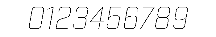 Stratum 1 Thin Italic Font OTHER CHARS