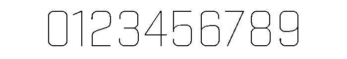 Stratum 1 Thin Font OTHER CHARS