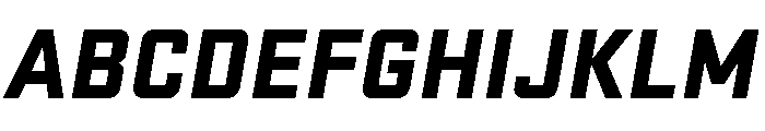 Stratum 2 Black Italic Font UPPERCASE