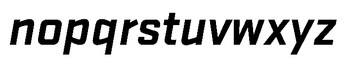 Stratum 2 Bold Italic Font LOWERCASE