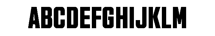 Stratum 2 Condensed Black Font UPPERCASE