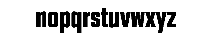 Stratum 2 Condensed Black Font LOWERCASE