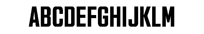 Stratum 2 Condensed Bold Font UPPERCASE