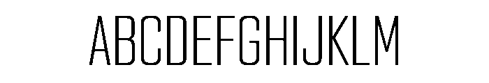 Stratum 2 Condensed Light Font UPPERCASE