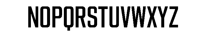 Stratum 2 Condensed Medium Font UPPERCASE