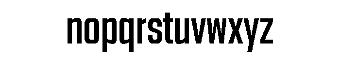 Stratum 2 Condensed Medium Font LOWERCASE