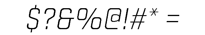 Stratum 2 Light Italic Font OTHER CHARS