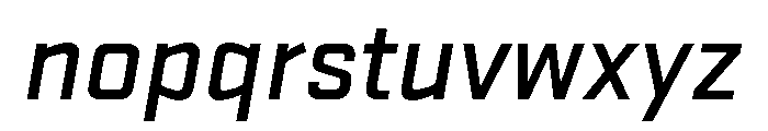 Stratum 2 Medium Italic Font LOWERCASE