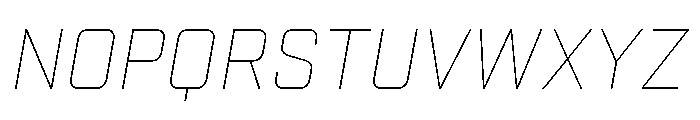Stratum 2 Thin Italic Font UPPERCASE