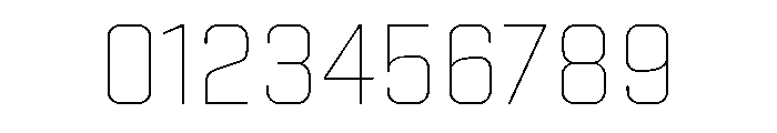 Stratum 2 Thin Font OTHER CHARS