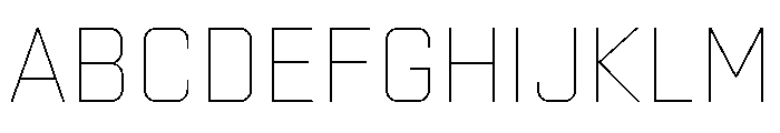Stratum 2 Thin Font UPPERCASE
