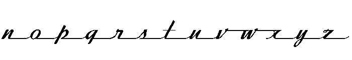 Streamline Extended Light Font LOWERCASE