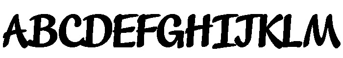 Streetscript Redux Regular Font UPPERCASE