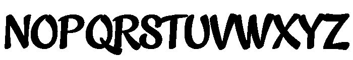 Streetscript Redux Regular Font UPPERCASE