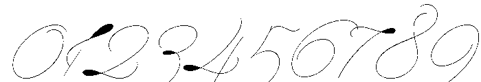 String Hole Font OTHER CHARS