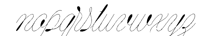 String Hole Font LOWERCASE