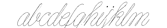 String Line FONT