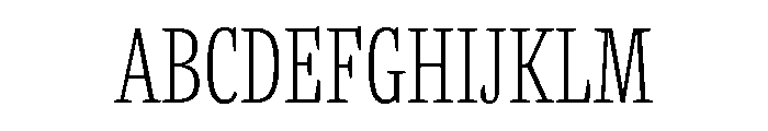 Suffer Extra Light Font UPPERCASE