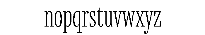 Suffer Extra Light Font LOWERCASE