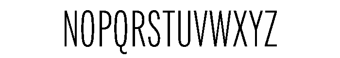 Suffer Light Font UPPERCASE