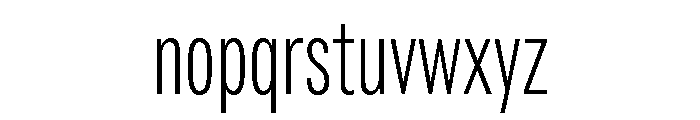 Suffer Light Font LOWERCASE