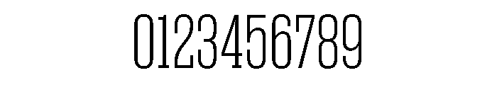 Suffer Thin Font OTHER CHARS