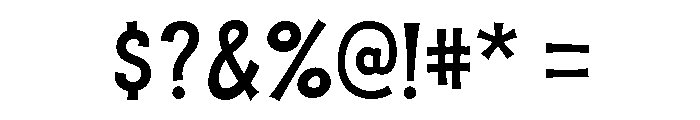 Sunbeat Bold Font OTHER CHARS