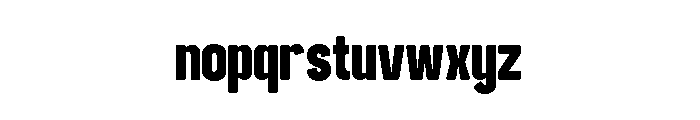 SULAVO-Regular Font LOWERCASE