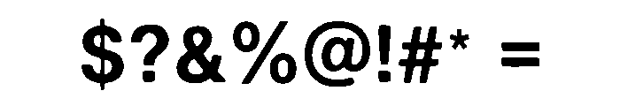 SUMIRO Font OTHER CHARS