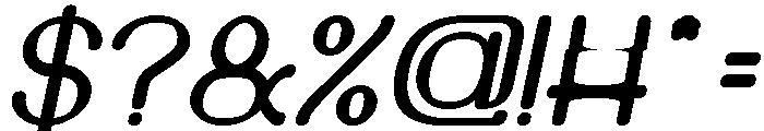 SUPREME INSTINCT Bold Italic Font OTHER CHARS